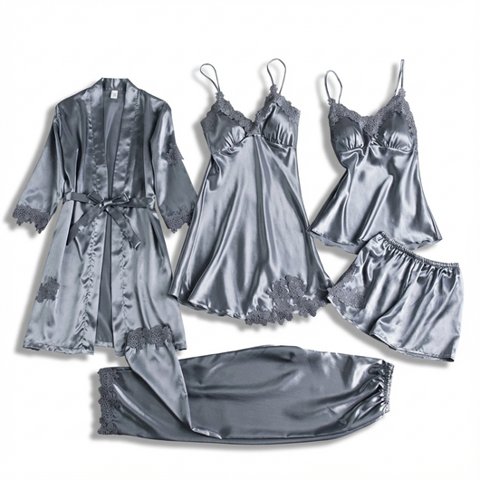 Silver Silk Set